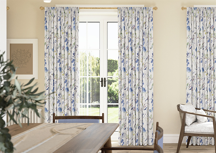 Grove, Saxon Blue - Made to Measure Curtains - Image 3